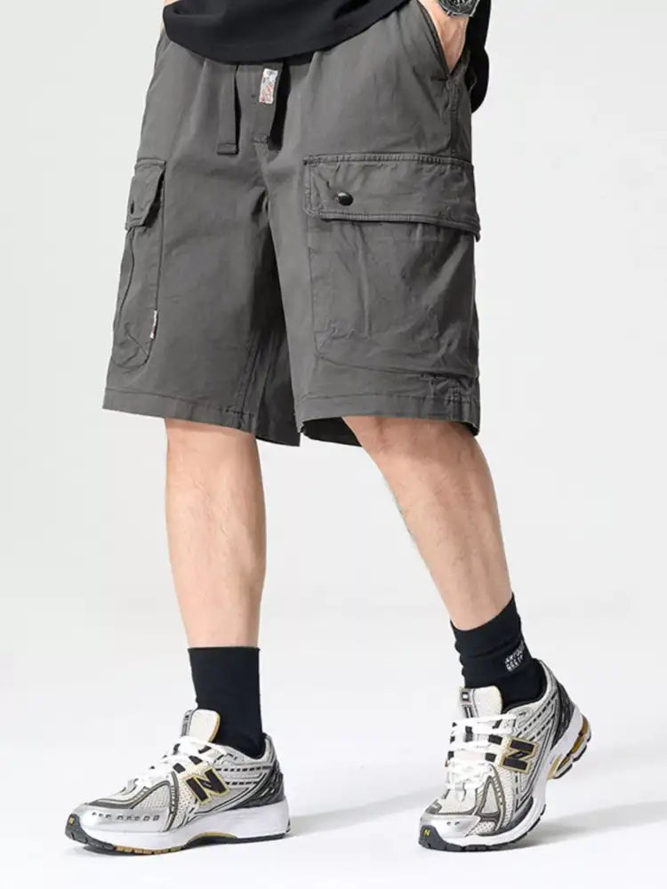 Men’s Full Size Drawstring Loose Fit Shorts Plus