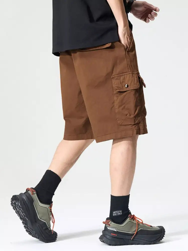 Men’s Full Size Drawstring Loose Fit Shorts Plus