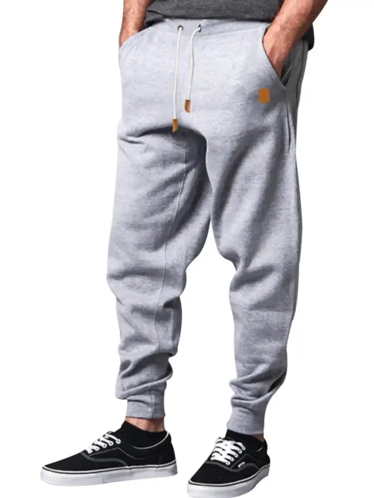 Men’s Full Size Drawstring Pants Plus