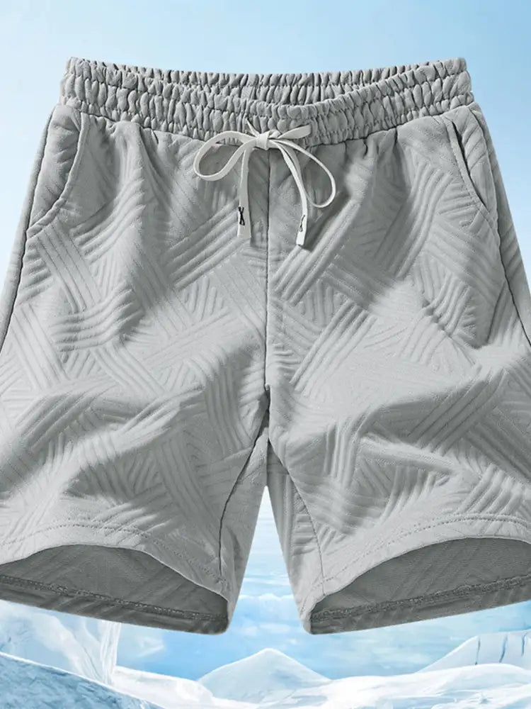 Men’s Full Size Drawstring Pocketed Shorts Plus