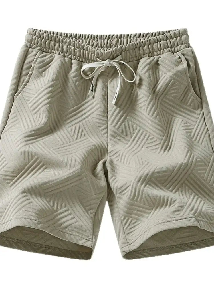 Men’s Full Size Drawstring Pocketed Shorts Plus