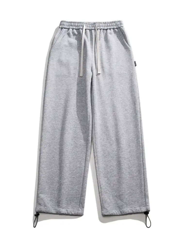 Men’s Full Size Drawstring Wide Leg Pants Plus