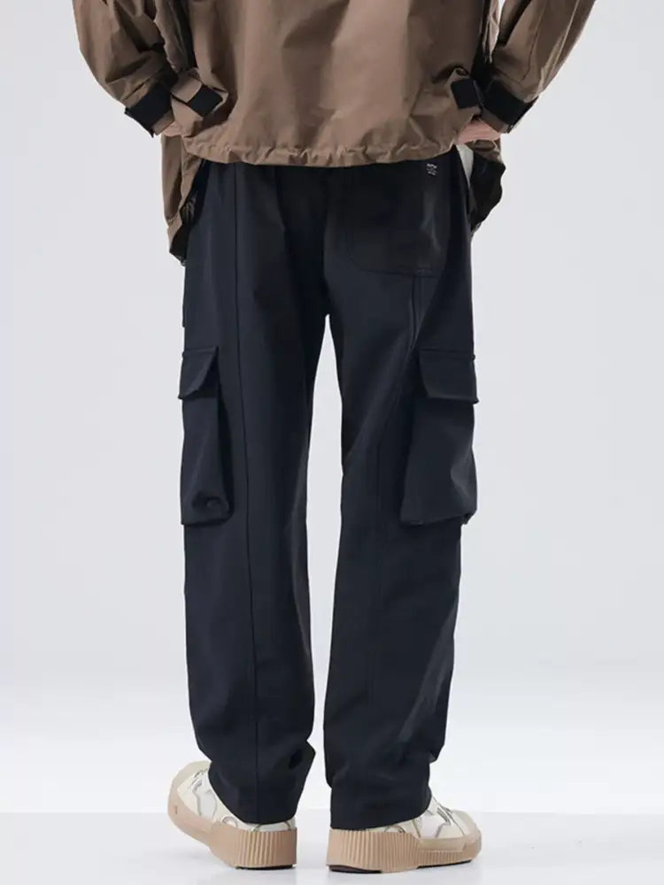 Men’s Full Size Drawstring Wide Leg Pants Plus