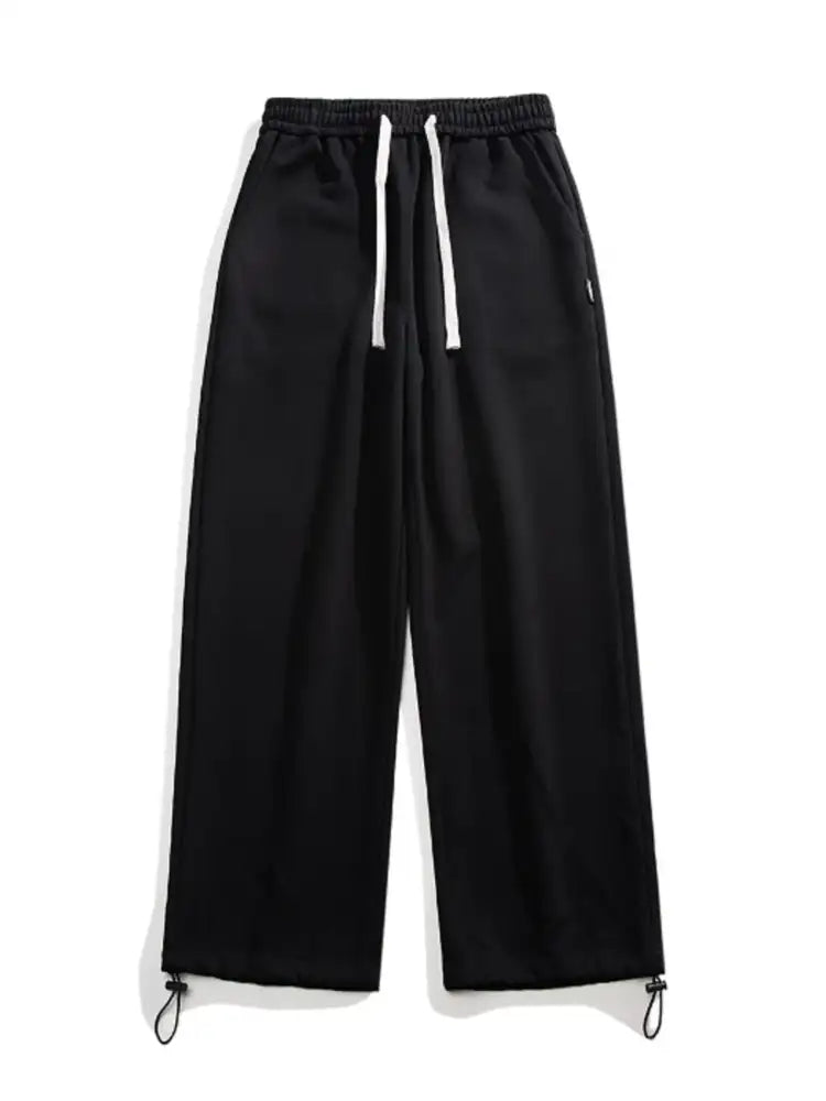 Men’s Full Size Drawstring Wide Leg Pants Plus
