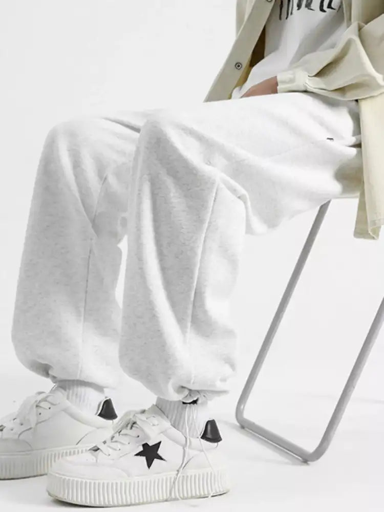 Men’s Full Size Drawstring Wide Leg Pants Plus