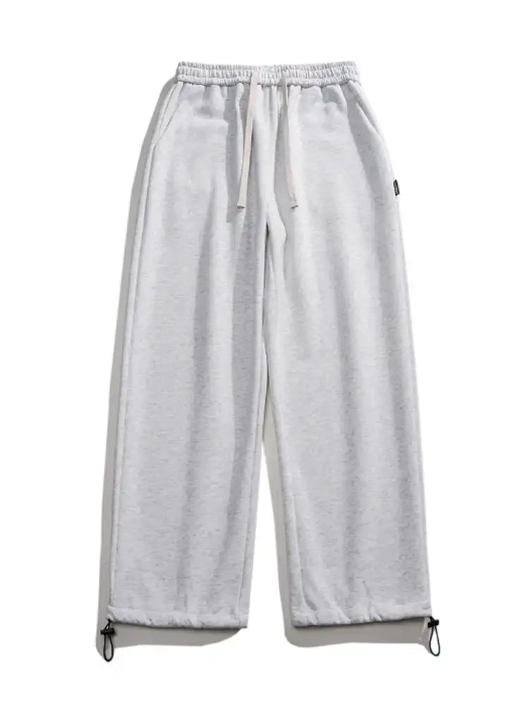 Men’s Full Size Drawstring Wide Leg Pants Plus