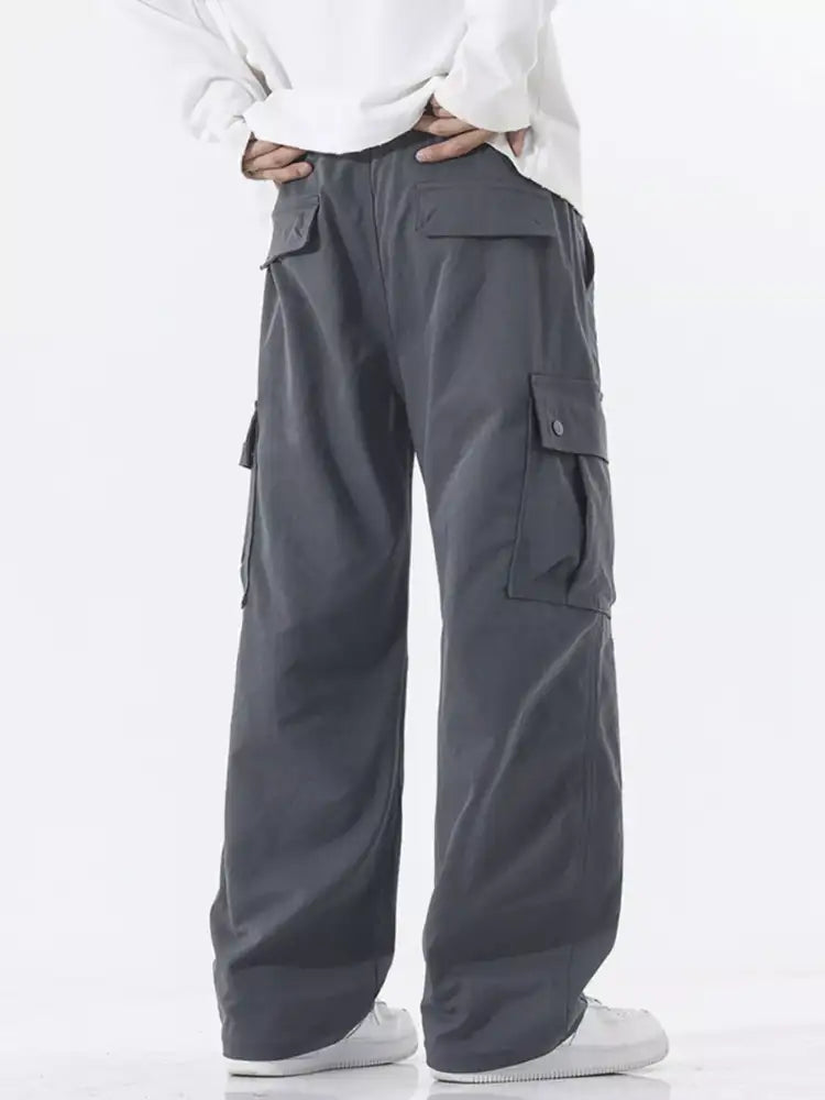Men’s Full Size Loose Fit Cargo Pants Plus