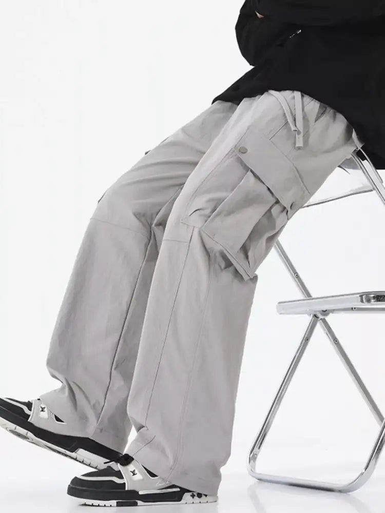 Men’s Full Size Loose Fit Cargo Pants Plus