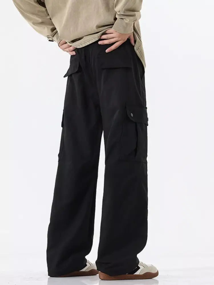 Men’s Full Size Loose Fit Cargo Pants Plus