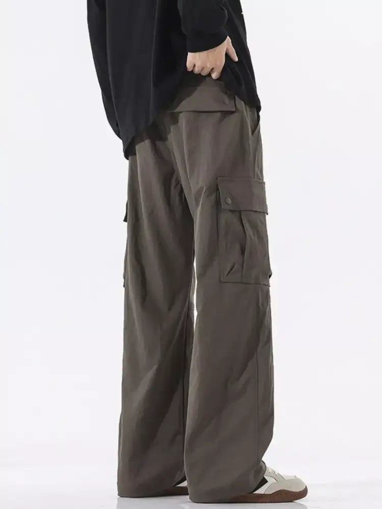 Men’s Full Size Loose Fit Cargo Pants Plus