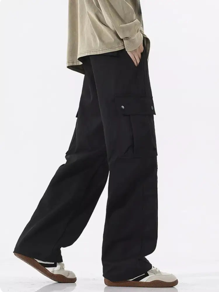 Men’s Full Size Loose Fit Cargo Pants Plus