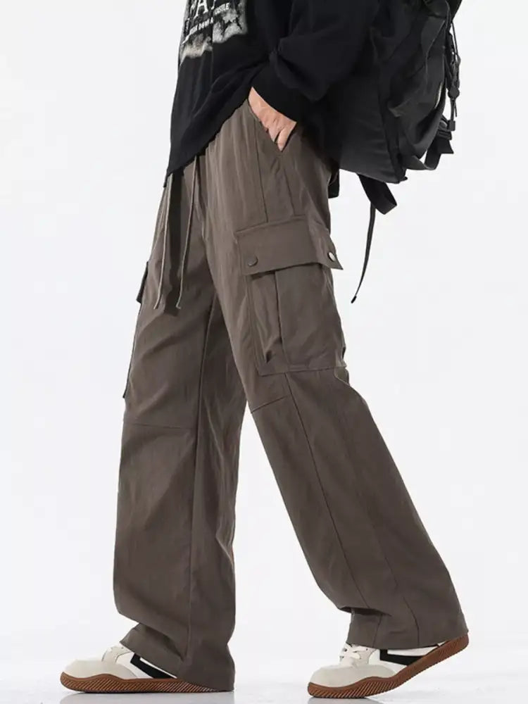 Men’s Full Size Loose Fit Cargo Pants Plus