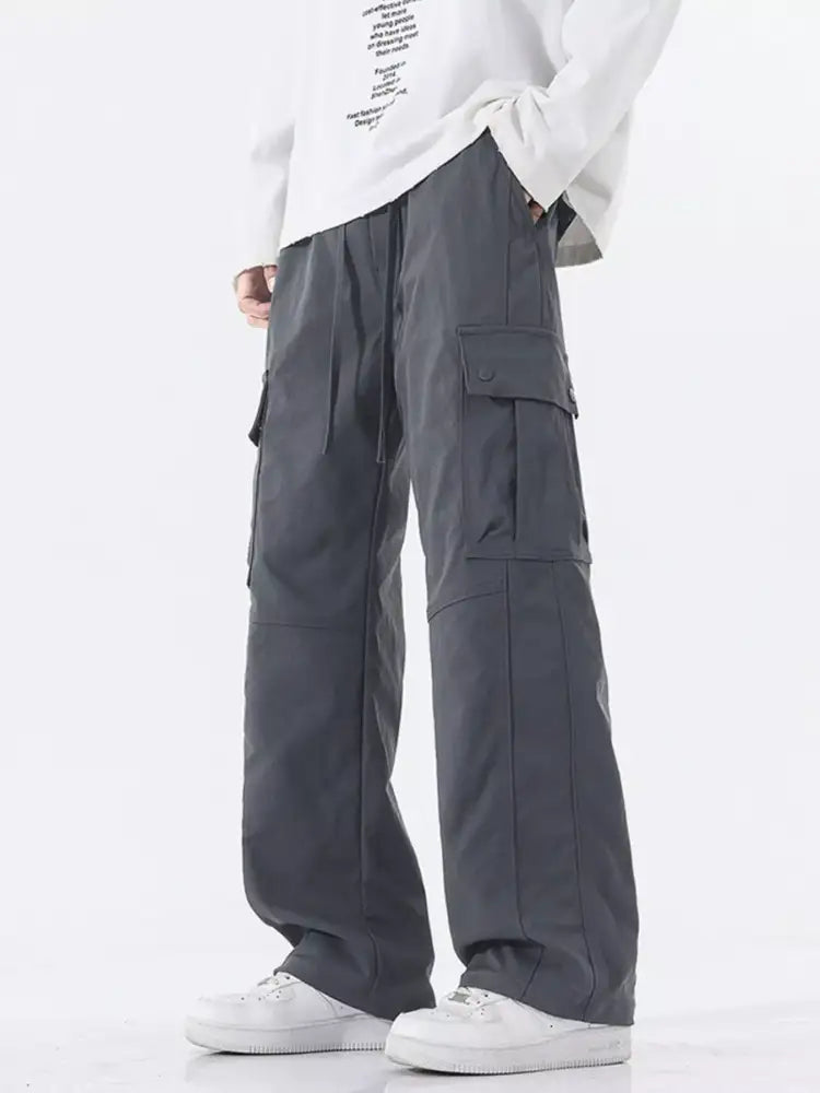 Men’s Full Size Loose Fit Cargo Pants Plus