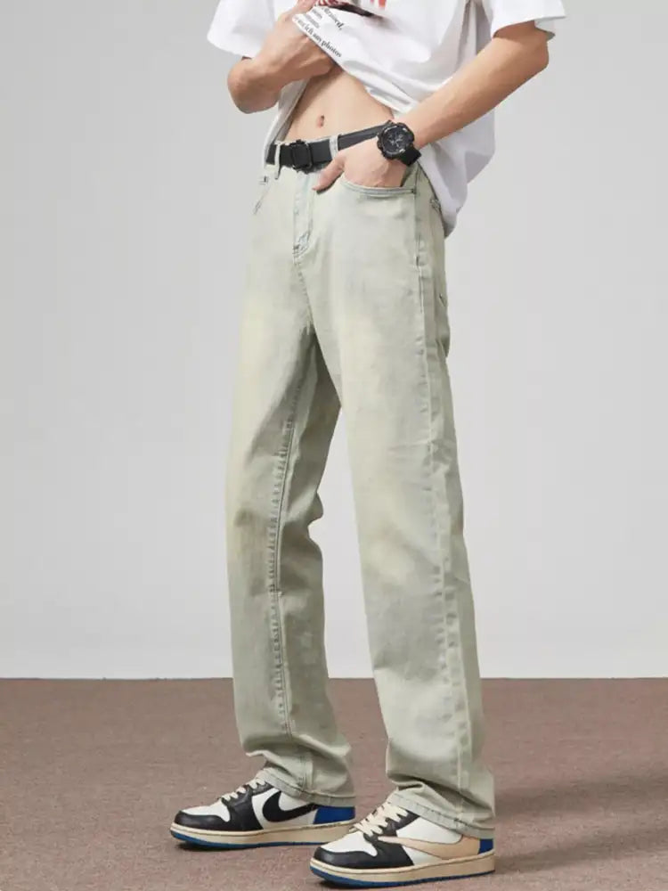 Men’s Full Size Loose Fit Jeans Plus