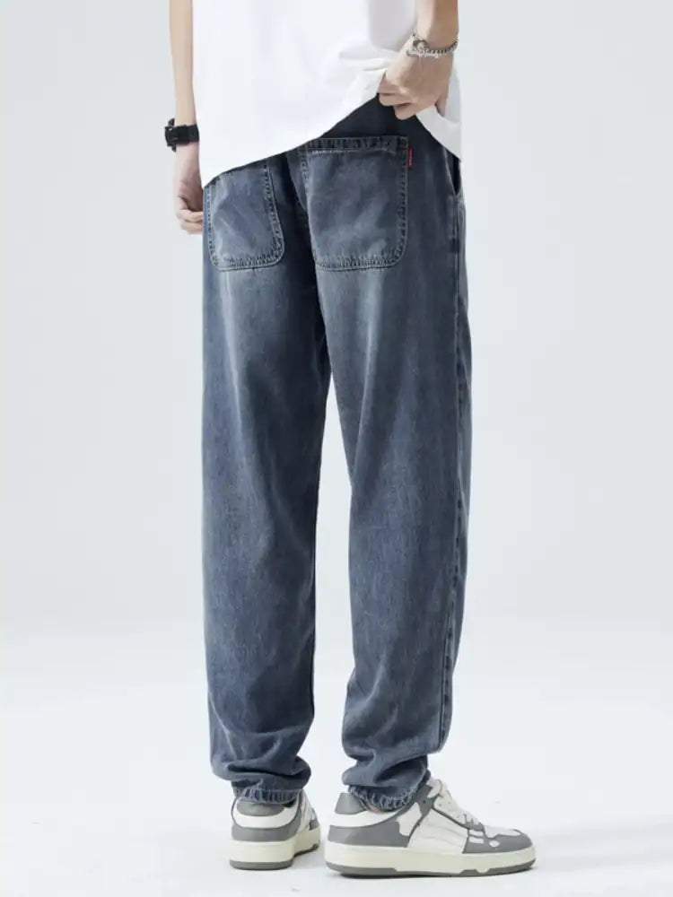 Men’s Full Size Loose Fit Jeans Plus