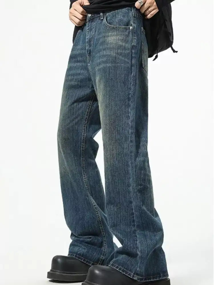 Men’s Full Size Loose Fit Jeans Plus