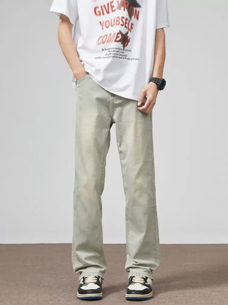 Men’s Full Size Loose Fit Jeans Plus