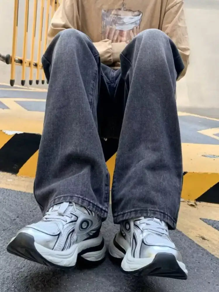 Men’s Full Size Loose Fit Jeans Plus