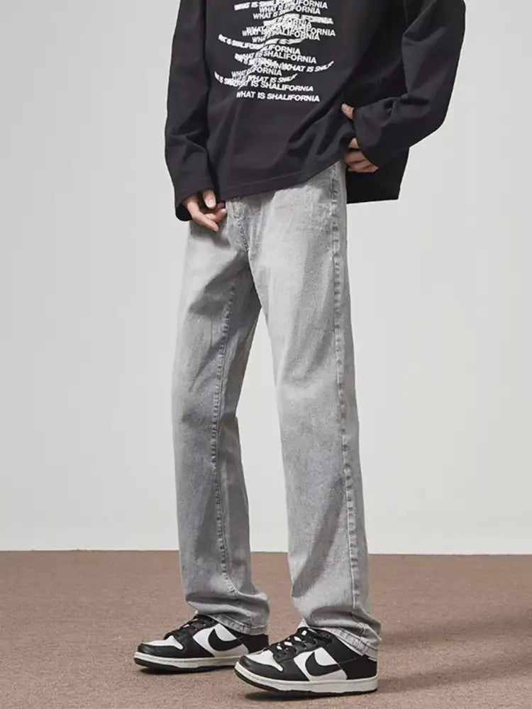 Men’s Full Size Loose Fit Jeans Plus