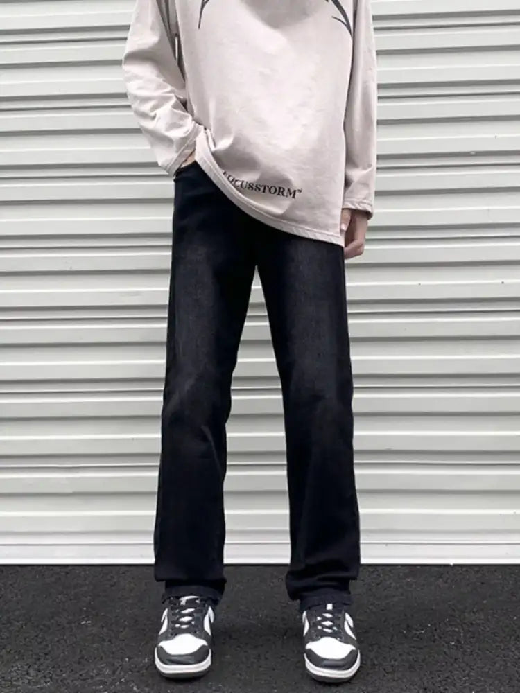 Men’s Full Size Loose Fit Jeans Plus