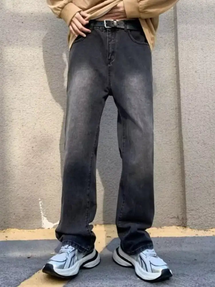 Men’s Full Size Loose Fit Jeans Plus