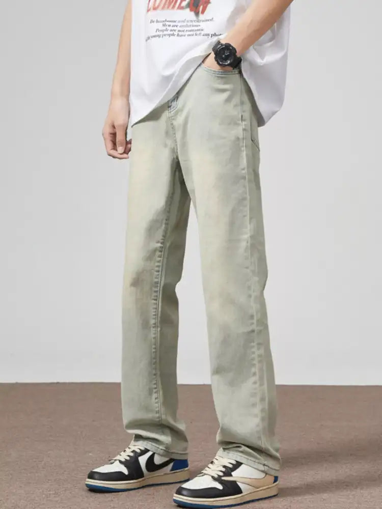 Men’s Full Size Loose Fit Jeans Plus