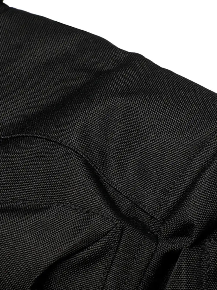 Men’s Full Size Multi Buckle Water-Resistant Jacket Plus