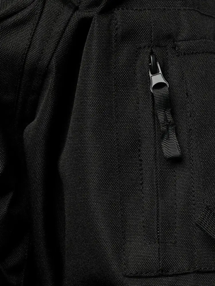 Men’s Full Size Multi Buckle Water-Resistant Jacket Plus