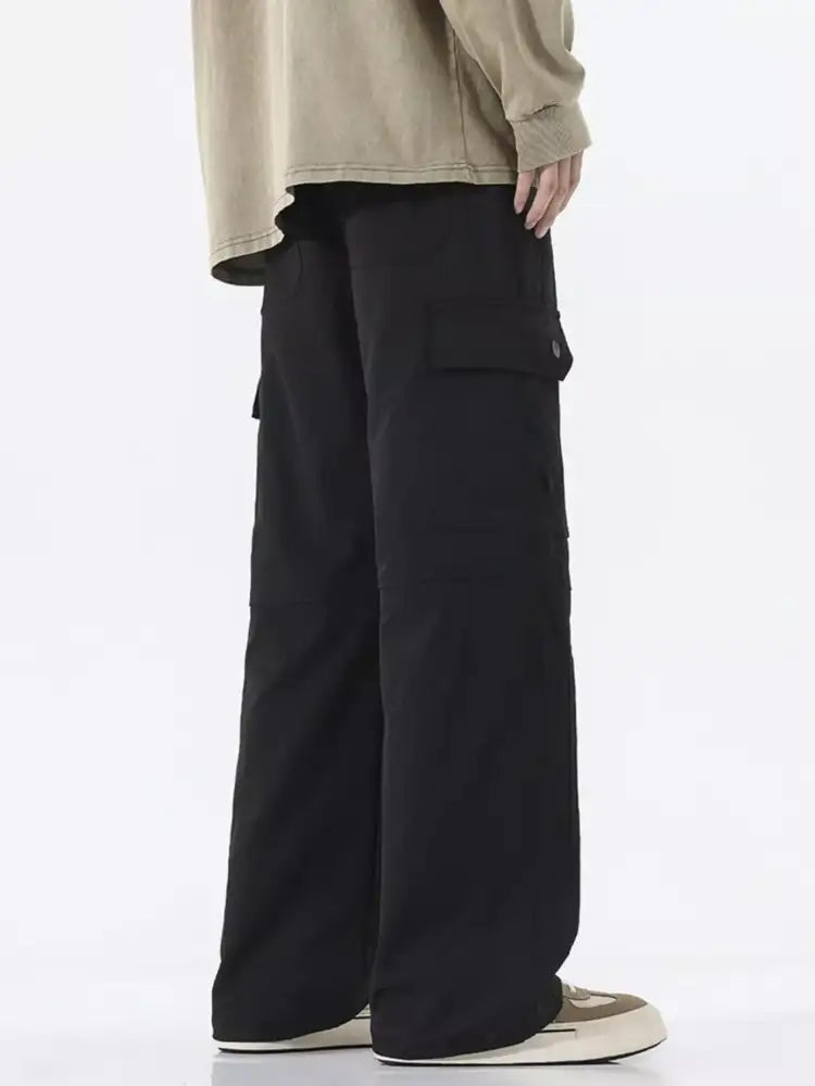 Men’s Full Size Multi-Pocket Cargo Utility Pants Plus