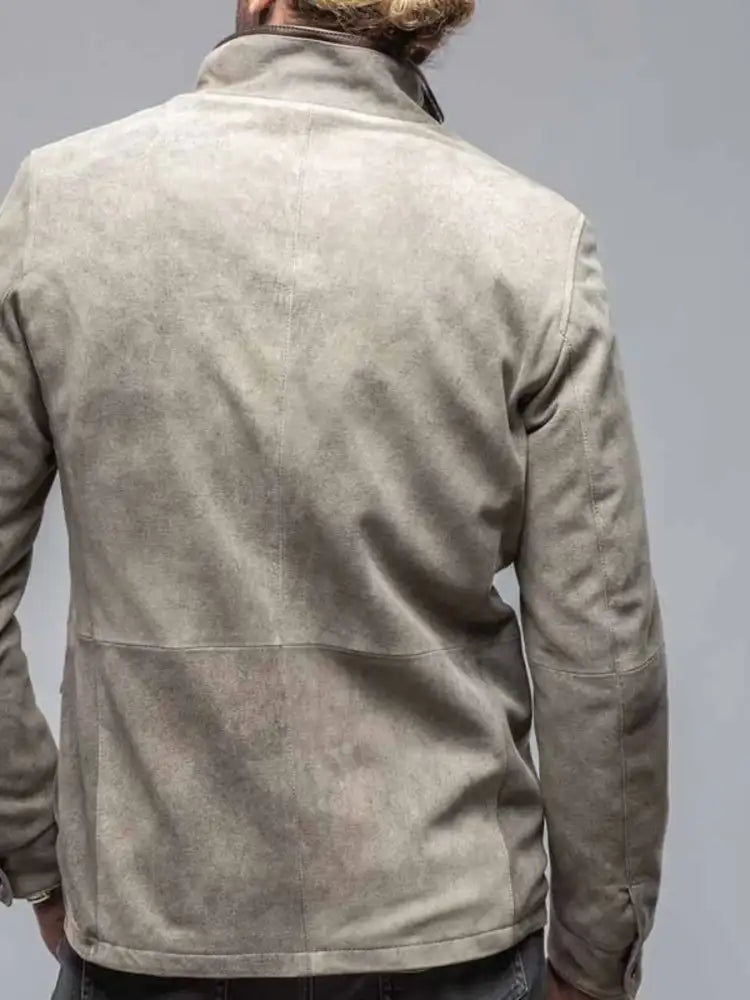 Men’s Full Size Multi-Pocket Long Sleeve Jacket Plus