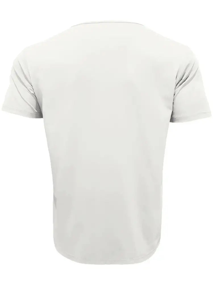 Men’s Full Size Pocketed V-Neck T-Shirt Plus