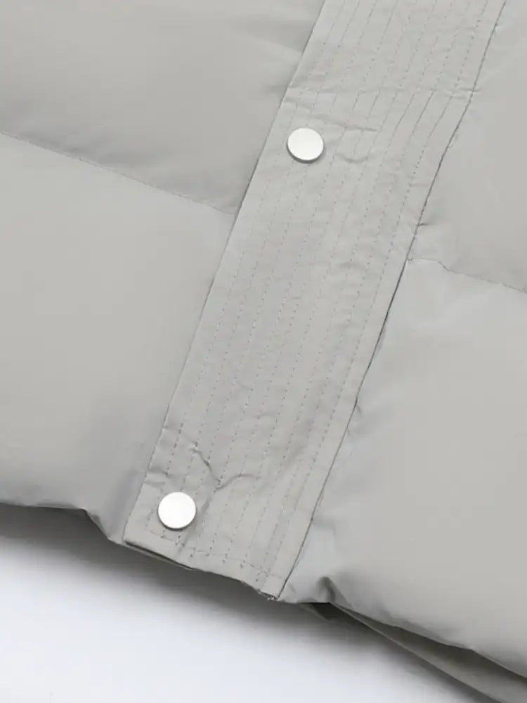 Men’s Full Size Quilted Long Sleeve Puffer Jacket Plus