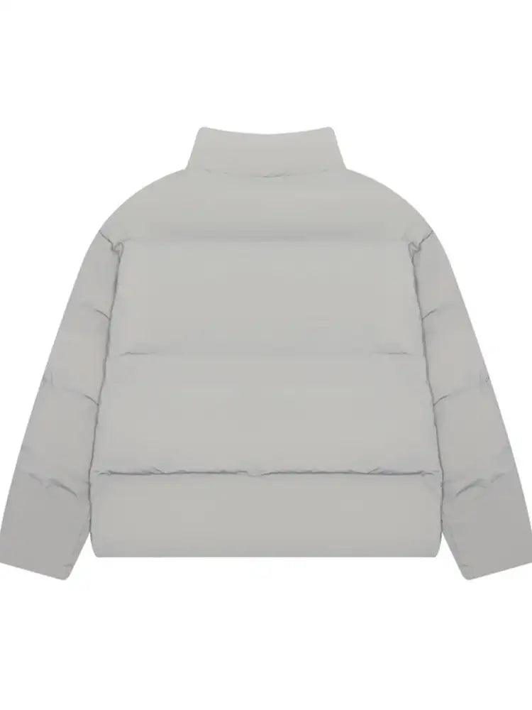 Men’s Full Size Quilted Long Sleeve Puffer Jacket Plus