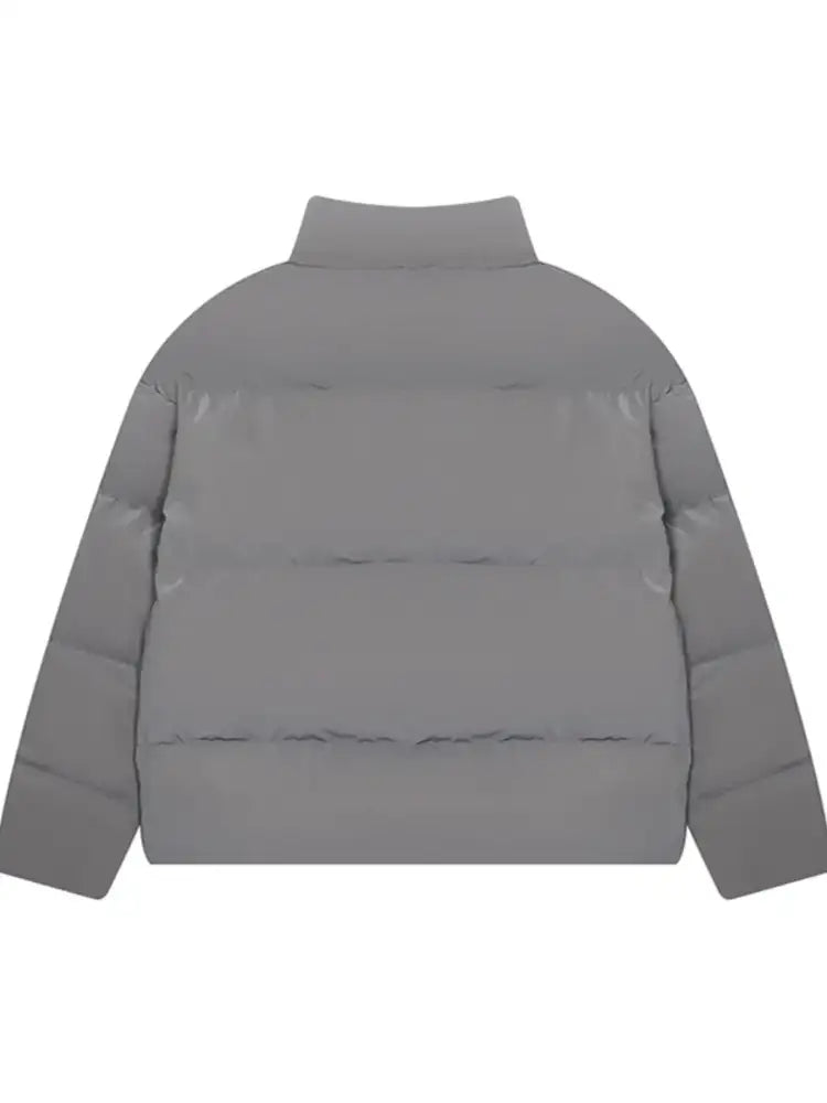 Men’s Full Size Quilted Long Sleeve Puffer Jacket Plus