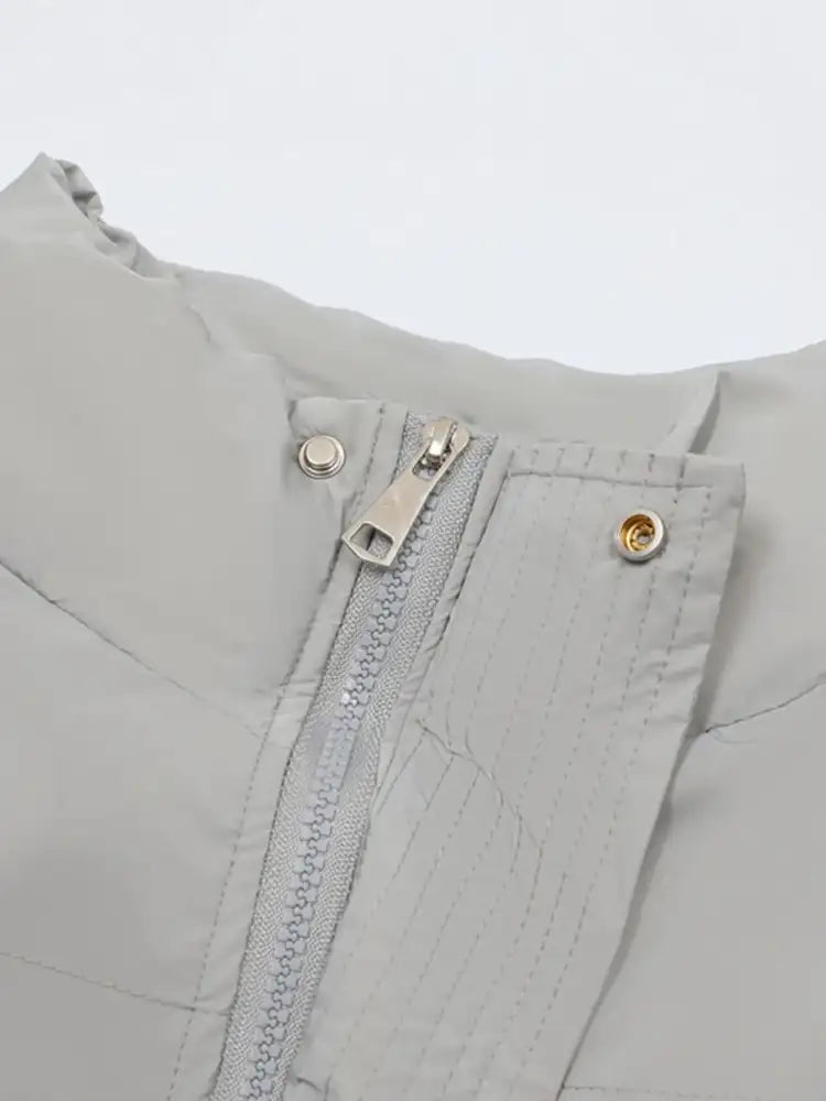 Men’s Full Size Quilted Long Sleeve Puffer Jacket Plus