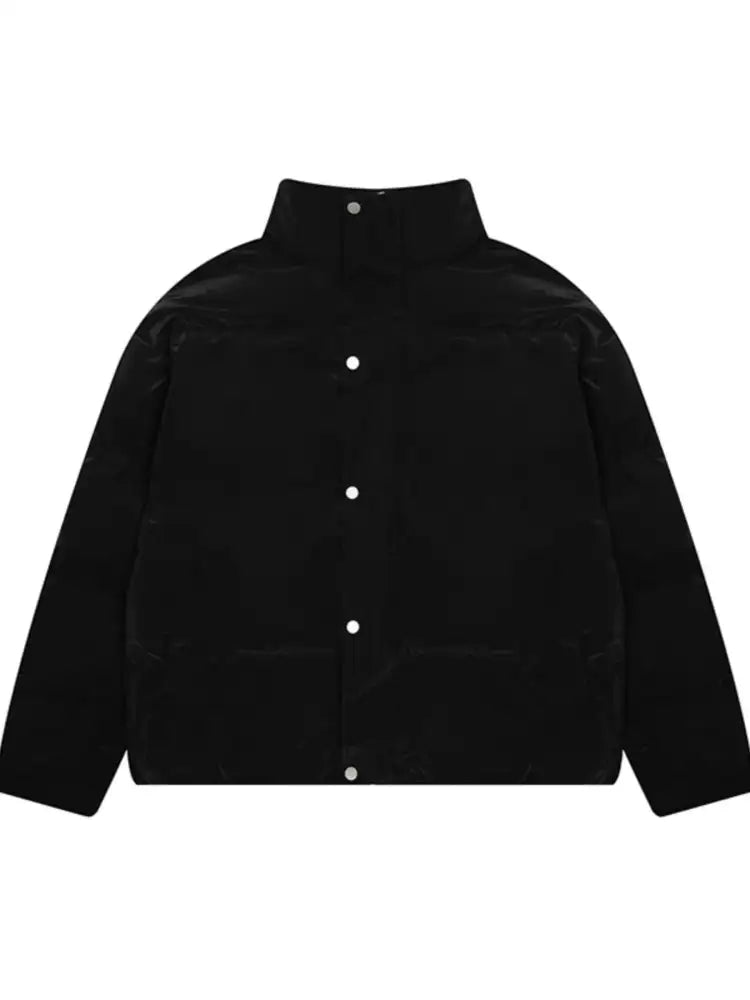 Men’s Full Size Quilted Long Sleeve Puffer Jacket Plus