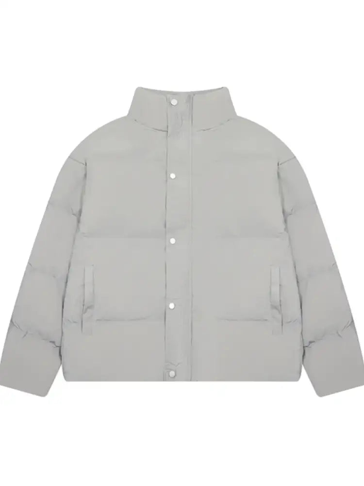 Men’s Full Size Quilted Long Sleeve Puffer Jacket Plus