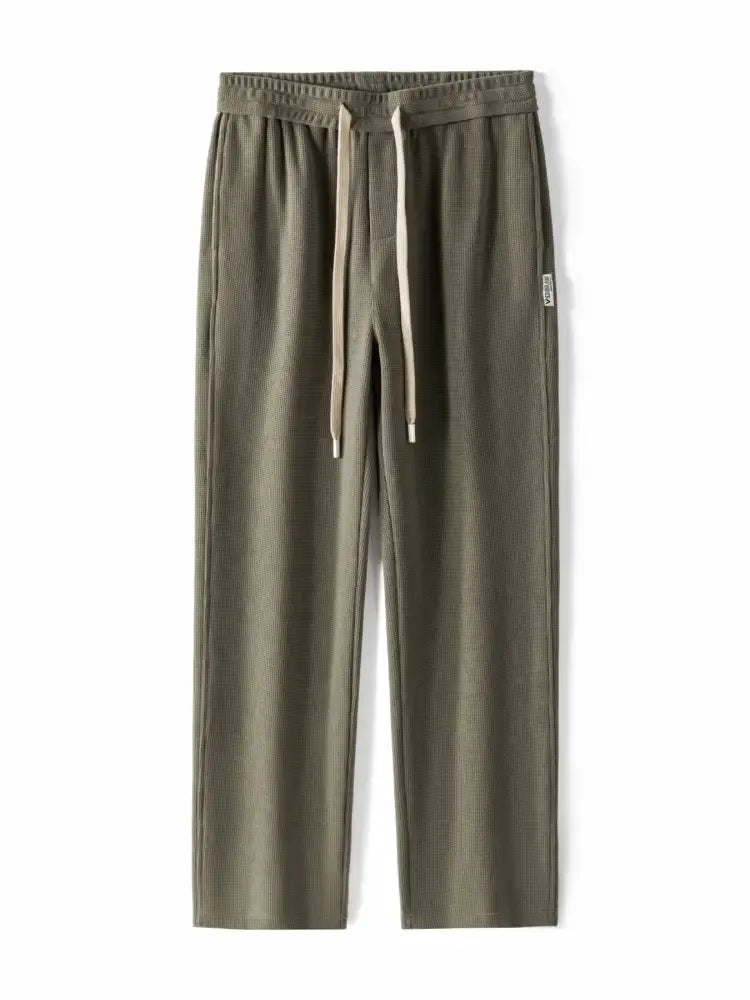 Men’s Full Size Relaxed Fit Drawstring Wide Leg Pants Plus