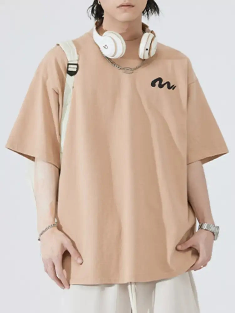 Men’s Full Size Round Neck Half Sleeve T-Shirt Plus Size