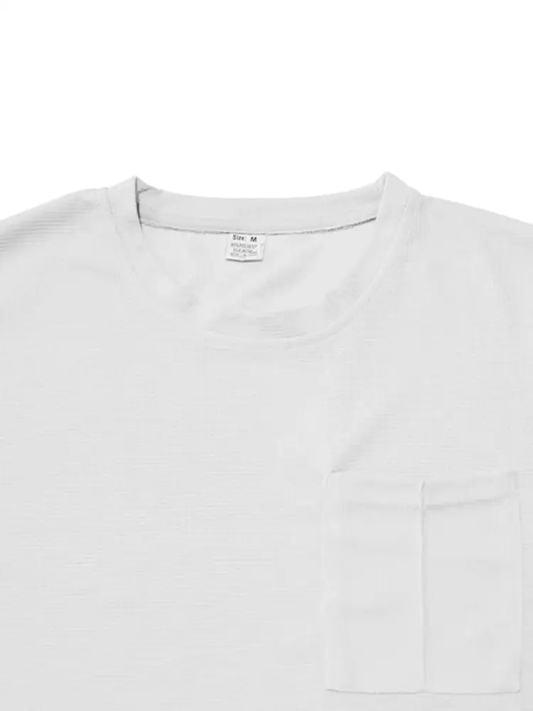 Men’s Full Size Round Neck Short Sleeve Top and Shorts Set Plus