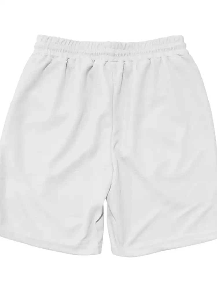 Men’s Full Size Round Neck Short Sleeve Top and Shorts Set Plus