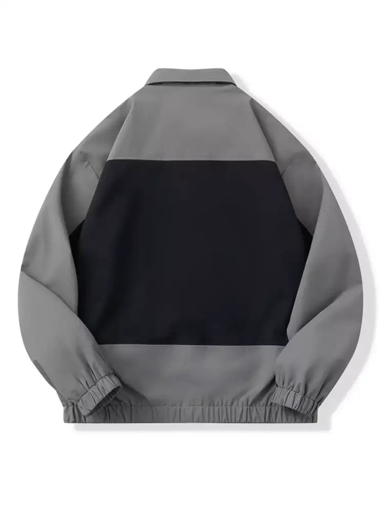 Men’s Full Size Snap Down Long Sleeve Jacket Plus