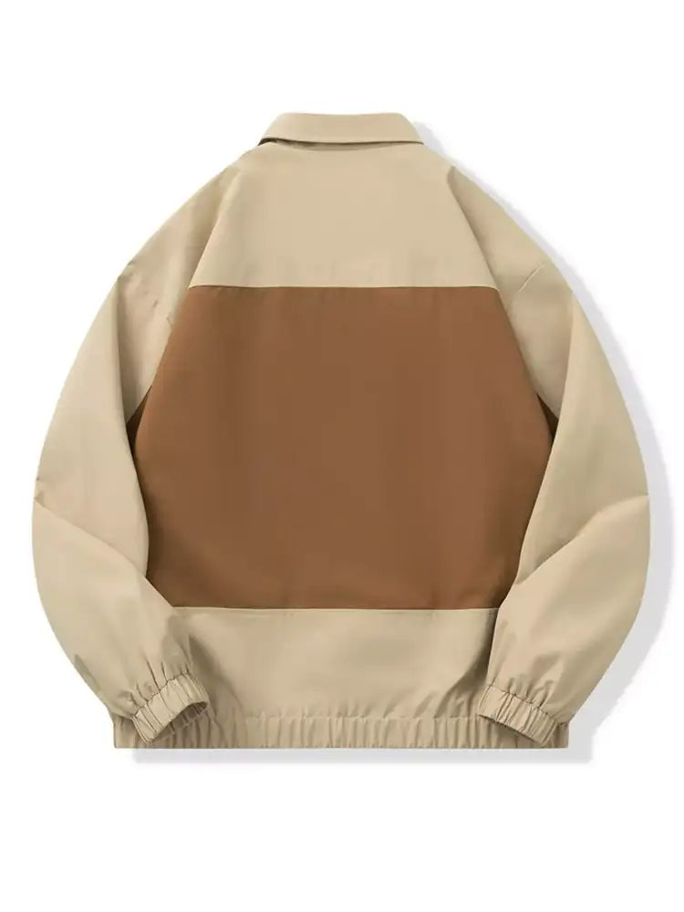 Men’s Full Size Snap Down Long Sleeve Jacket Plus