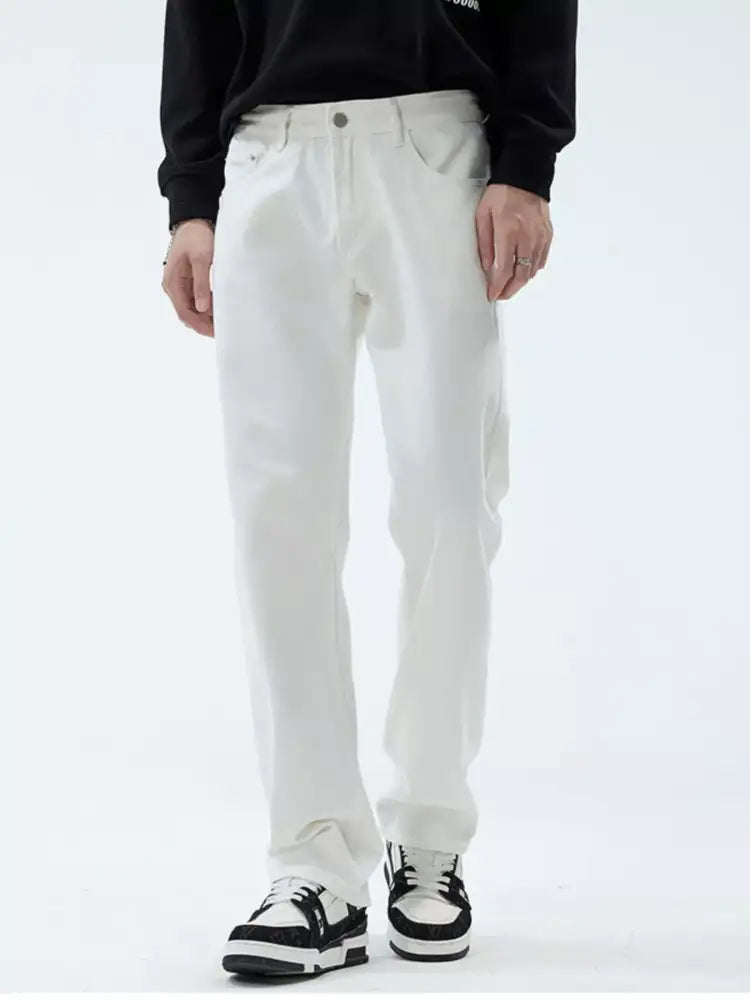 Men’s Full Size Straight Leg Jeans Plus