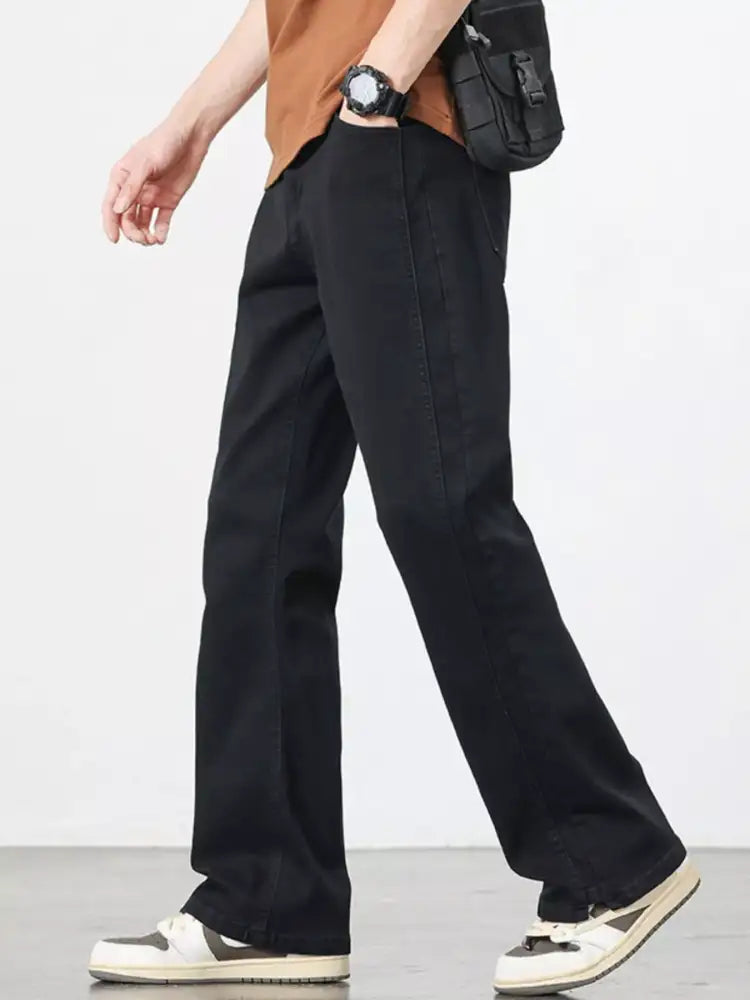 Men’s Full Size Straight Leg Jeans Plus