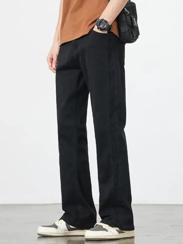 Men’s Full Size Straight Leg Jeans Plus