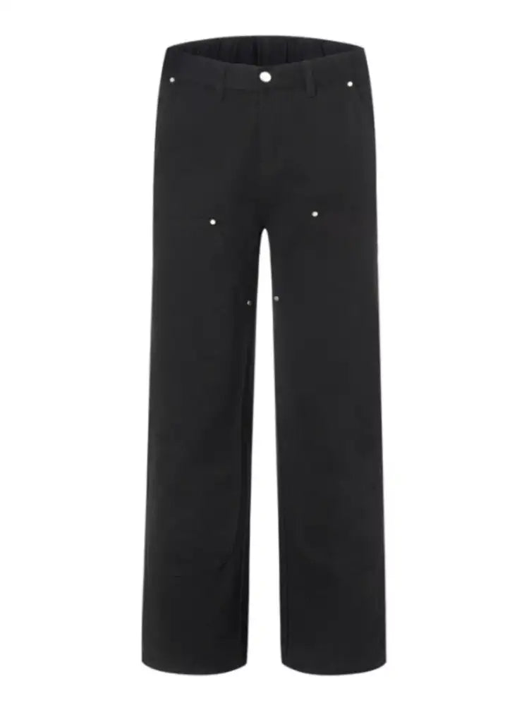 Men’s Full Size Wash Wide Leg Jeans Plus