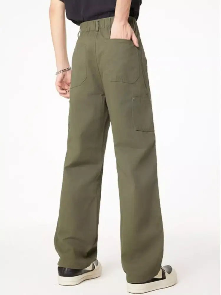 Men’s Full Size Wash Wide Leg Jeans Plus