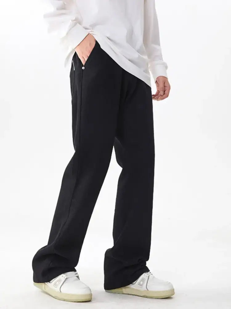 Men’s Full Size Wash Wide Leg Relaxed Fit Jeans Plus