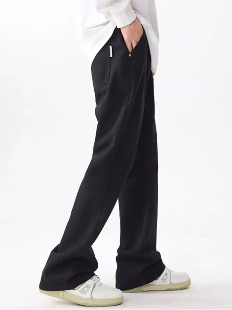 Men’s Full Size Wash Wide Leg Relaxed Fit Jeans Plus